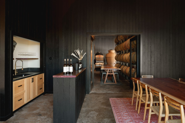 The Royal Nonesuch Farm / Lopa Paso Robles Winery Construction Cellar