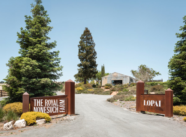 The Royal Nonesuch Farm / Lopa Paso Robles Winery Construction Entrance
