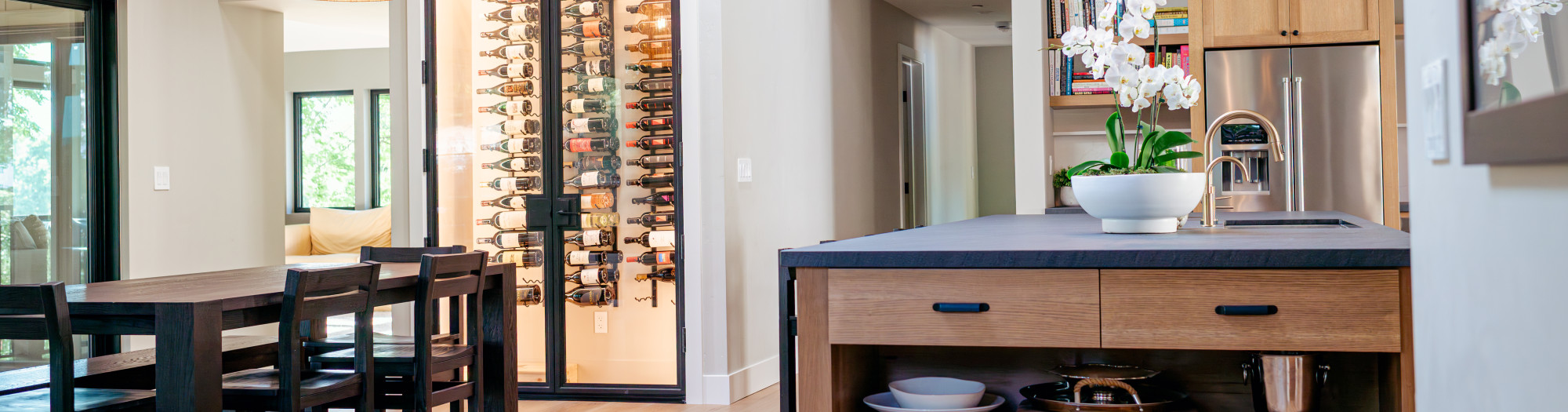 Templeton Custom Home Build Wine Cellar